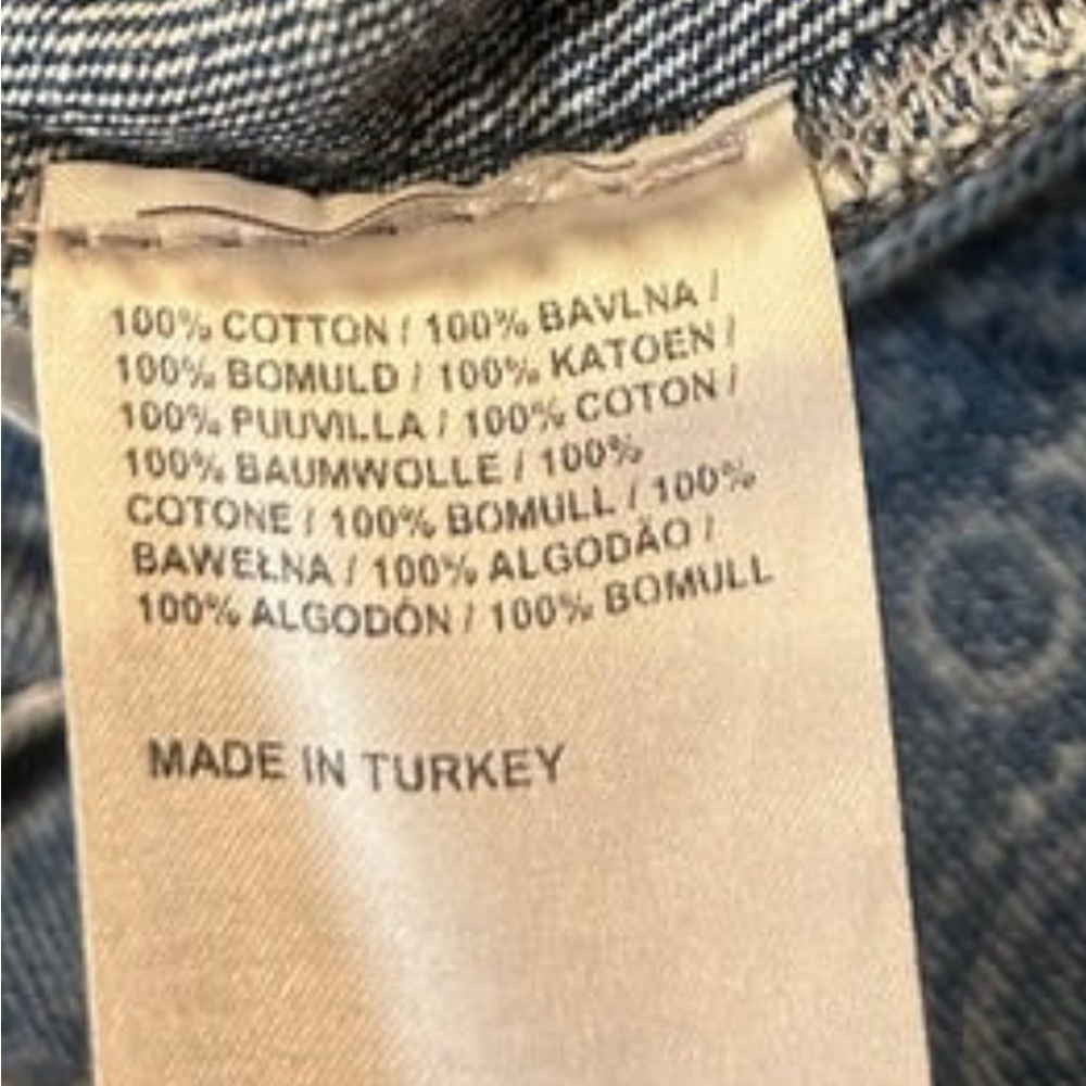 The Ragged Priest Rapture Straight Jeans | Blue Paisley Print Denim | Size 30 - Picture 7 of 7